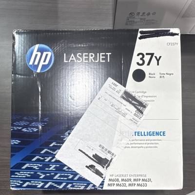 HP CF237Y 37Y Genuine/Original Black LaserJet Toner for Enterprise M608 M609