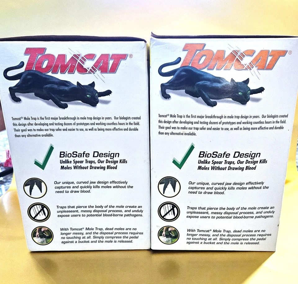 Lote de 2 trampas para topos Tomcat diseño BioSafe Foto 2 de 3