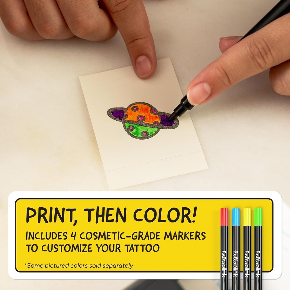 Hello Blink Tattoo Maker [Create & Print Custom Temporary Tattoos] | eBay