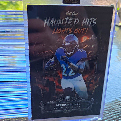 Wild Card Haunted Hits Lights Out Derrick Henry Titans 2026 MAMMTOTH 10/10