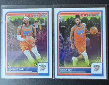 2023-24 Hoops Haunted Hoops LUGUENTZ DORT #193 & ISAIAH JOE #64 OKC Thunder Lot