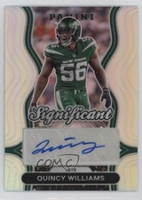 2024 Panini Prizm Significant Signatures Quincy Williams #SS-QWS Auto h3a