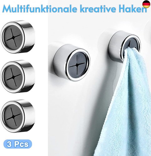 Coolon Geschirrtuchhalter,3 Stück Selbstklebender Handtuchhalter,Starke - Bild 2 von 7