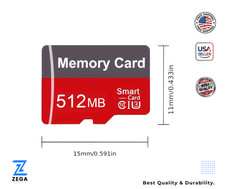 512MB Micro SD Memory Card TF Card High Class for Camera Phone Tablet GPS