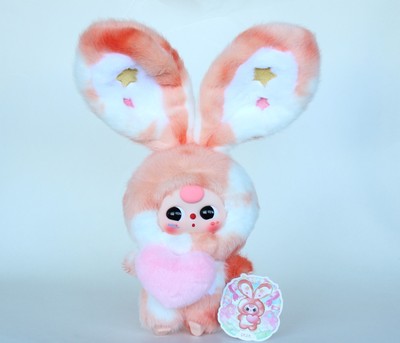 Baby Three BB3 Orange Spotted Plush Bunny Rabbit Lilyrabbit Town Easter Pendant