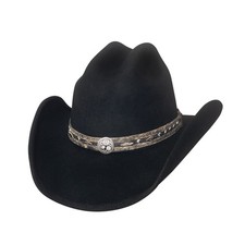 Bullhide Kids Felt Hats Granger Brim 3 1/2" Cowboy Black Hat