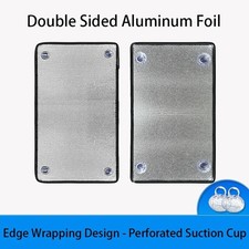 Blackout Window Film Sun Shade Aluminum Foil Insulation UV Protection Home Car G