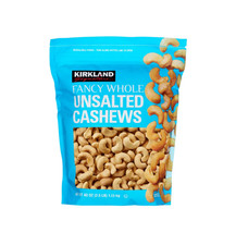 Kirkland Signature Fancy Whole Cashews, Unsalted, 2.5 lbs