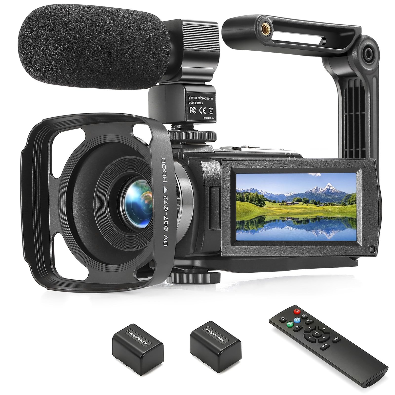 Fhd 1080p Video Camera For Youtube With 30fps 36mp 3.0 Inch 