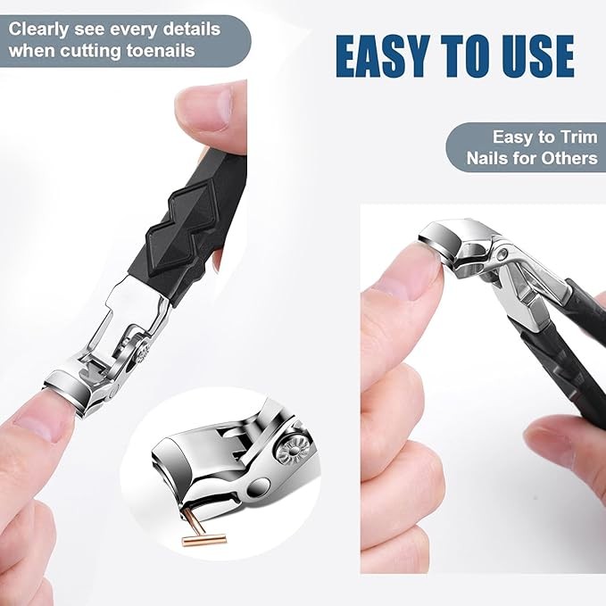 Extra Large Toe Nail Clippers For Thick Nails Heavy Duty Stainless