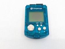 SEGA Dreamcast VMU Visual Memory Aqua Blue HKT-7000 OEM Japan Tested