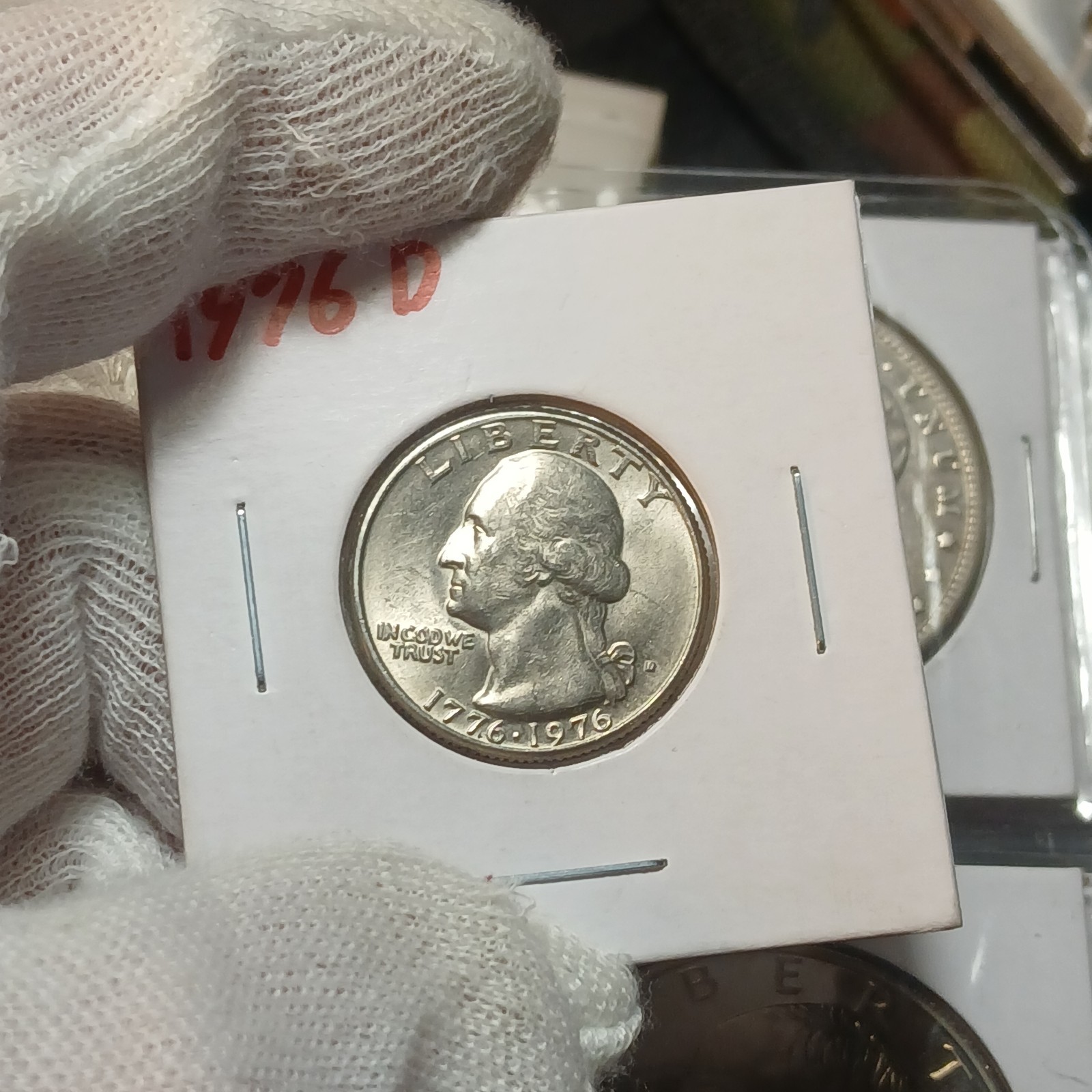 1976 D 25C DRUMMER BOY BICENTENNIAL REAL NICE EXAMPLE LOOK!