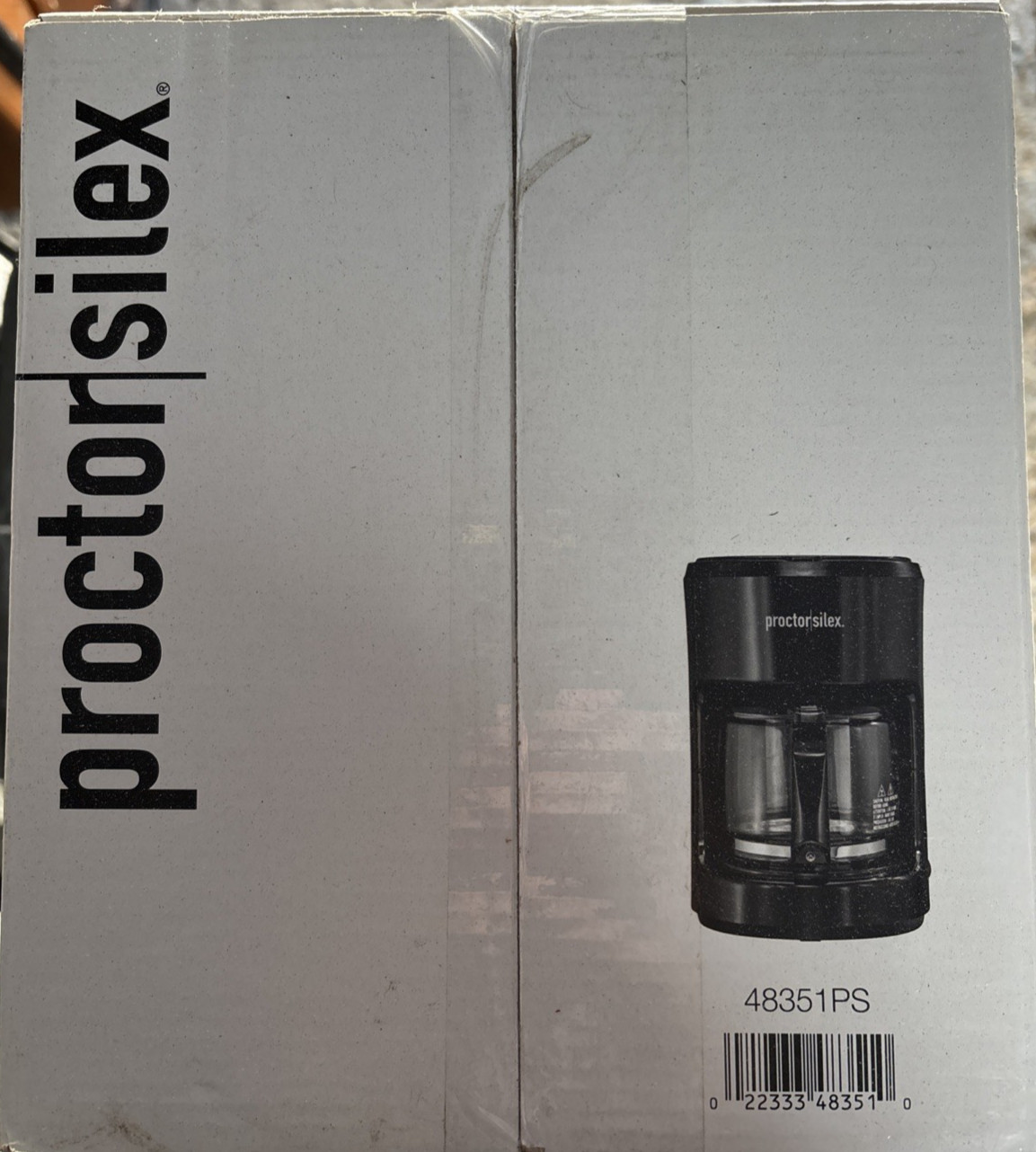 Proctor Silex 10 Cup Coffee Maker NIB - 48351PS Black