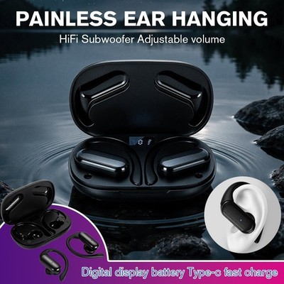 5.4 Bluetooth Stereo Sport Kabellos Headset TWS Handy Kopfhörer mit Mikrofon DE
