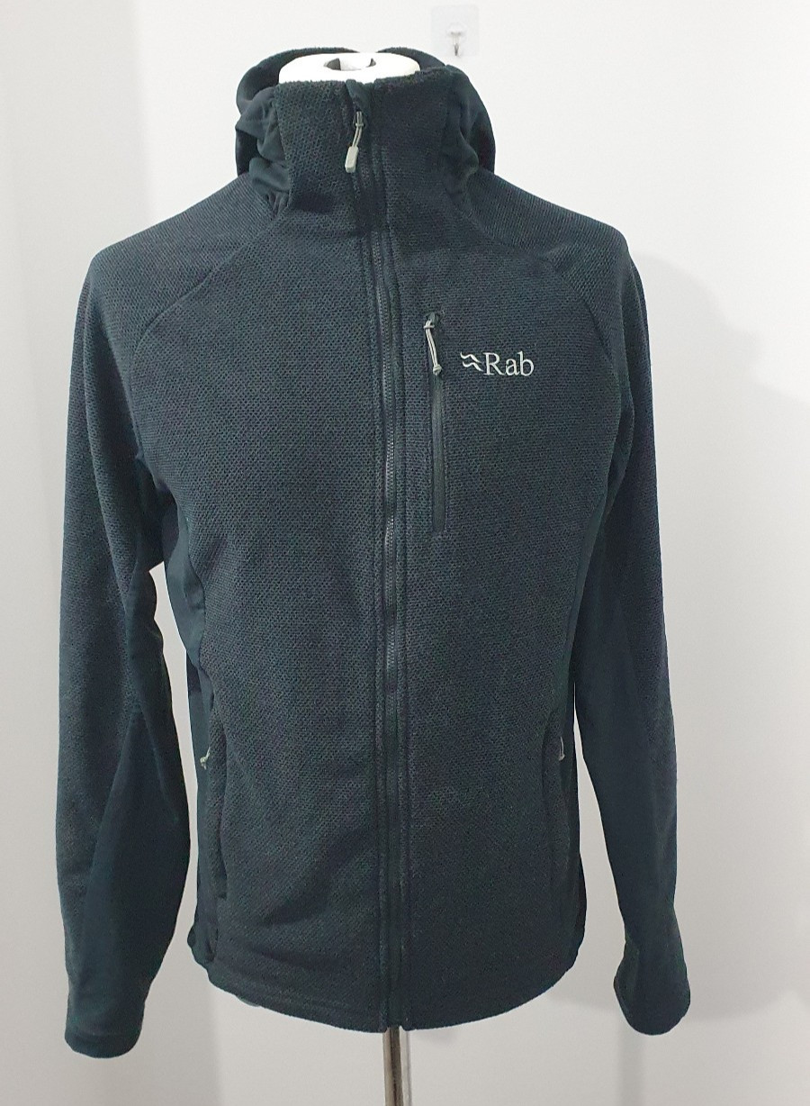 Sudadera con capucha Rab Capacitor - Carbón - Talla UK M