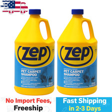 Zep Concentrated Pet Carpet Shampoo Carpet Cleaner Liquid 128 oz. 2 Pack 