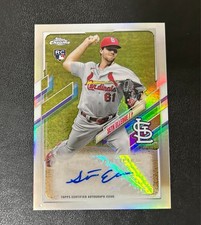 2021 Topps Chrome Update Chrome Auto Seth Elledge #CUSA-SE Autograph Refractor