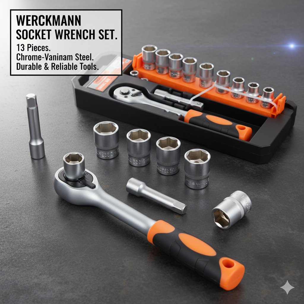 Set Werckmann Chiavi a Bussola 13 Pezzi - Il Regalo Ideale per Fai-da-Te