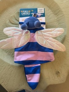 RARE Full Cheeks Small Animal Costume - DRAGONFLY