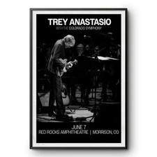 SALE!! Trey Anastasio Red Rocks Poster Morrison July 7 2026 Wall Art