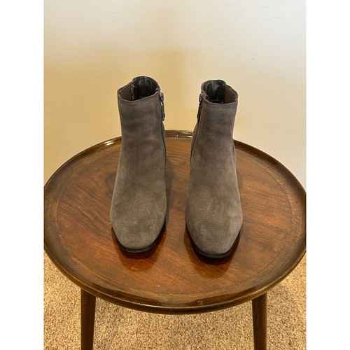 Stivaletti Blondo Pelle Scamosciata Impermeabili Moda Grigio Donna 7 - Foto 2 di 16