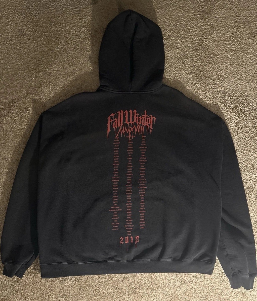 Vetements AW18 Metal Tour Logo Pullover Hoodie | eBay