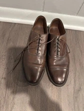 Allen Edmonds Park Avenue 11 D E Brown Leather Cap Toe Oxford Shoes 5845 Men's