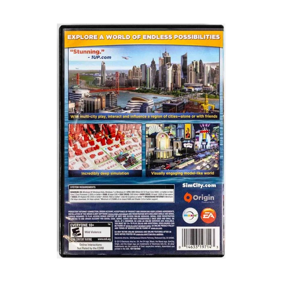 Maxis Computer Game SimCity  EX - Image 2 of 2