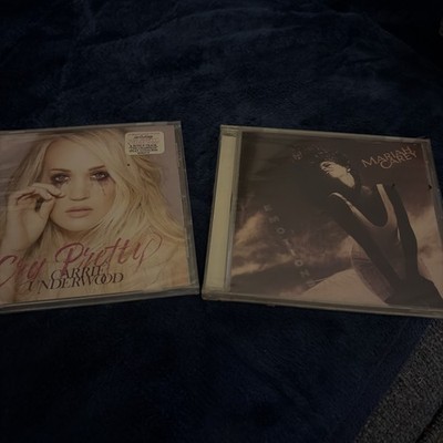 Lot of 2 Pop/Country cds-Mariah Carey-Emotions, Carrie Underwood-Cry Pretty, New