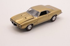 Auto World 1969 Pontiac Firebird 400 Gold Metallic Redline Tires 1:64 Loose 2024