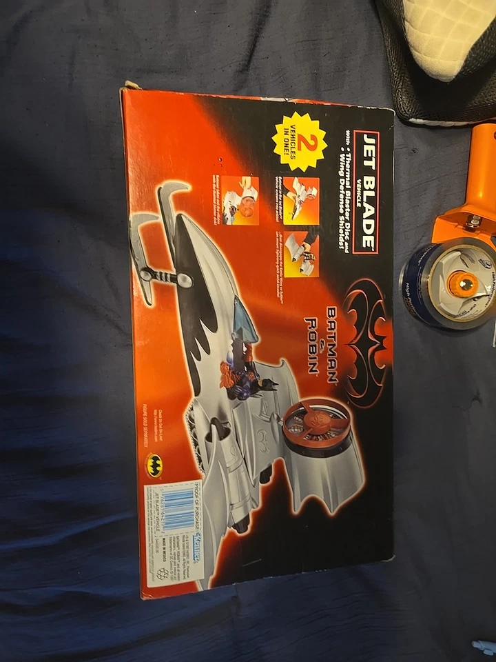 BATMAN & ROBIN - JET BLADE - ACTION VEHICLE - 1997 KENNER HASBRO (Нуждается в Красном Вентиляторе) - Изображение 3 из 3
