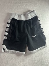 Nike Elite Basketball Boys Youth Dri-Fit Black Shorts Size. XS