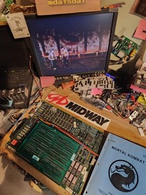 MORTAL KOMBAT 2 PCB JAMMA ARCADE MAIN BOARD ONLY REV 3.1 WORKING!!!! MIDWAY 