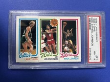 1996 Topps Stars - Larry Bird/Magic Johnson/Julius Erving #22 for