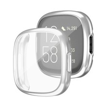 1PCS TPU Full Cover Screen Protector Soft Case Cover For Fitbit Versa4