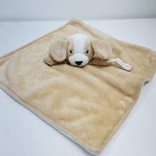 Carter's Puppy Dog Lovey Tan 14  Security Blanket Pacifier Loop 2018