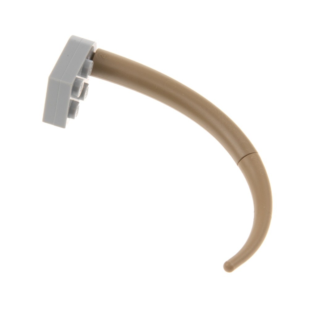 1X Lego Animal Dinosaur Tail Middle End Piece Beige Plate 3176 40378 40379