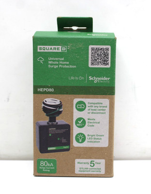 Square D HEPD80 Home Electronics Protective Device. NEW