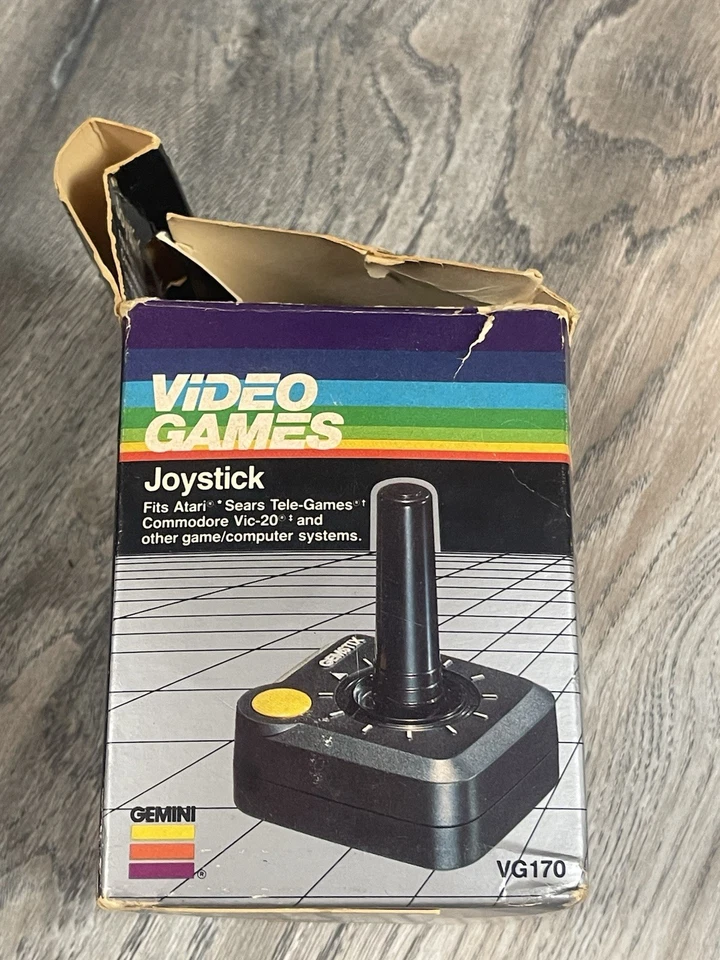 VTG 1983 Gemini Gemstik Joystick VG170B Atari 2600 c64 N BOX BUTTON IS WORKING - Image 4 of 4