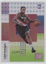 2017-18 Panini Status Rookies Green 18/75 Caleb Swanigan #146 0c6