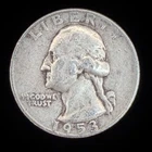 90% Silver - Washington Quarter  $0.25 FV Circulated Pre-1965 US Coin - 22-33