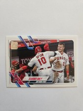 2021 TOPPS ELBOWS ONLY JUSTIN UPTON/MIKE TROUT  #166 NM
