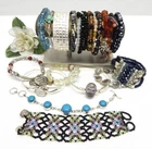 VINTAGE TO NOW FASHION/COSTUME JEWELRY BRACELET LOT, ASSORTED MATERIALS