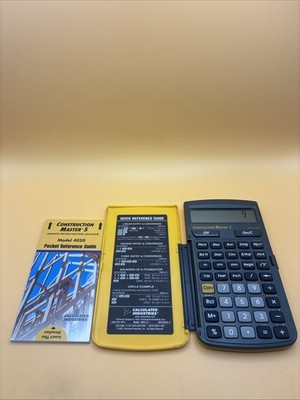 Calculated Industries Construction Master 5 4050 Calculator