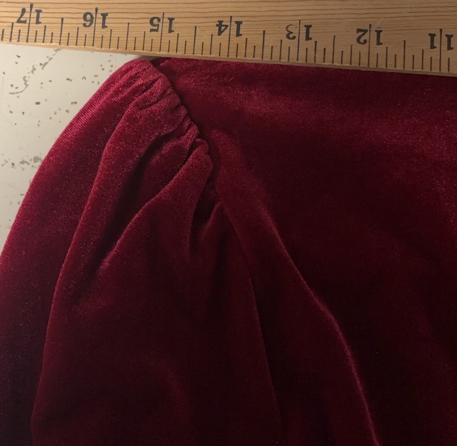 NWT! Calvin Klein Red Velveteen? V-Neck w/Tie~A-Line Dress~Size 4 thumbnail 11