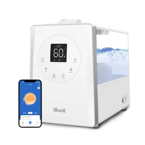 LEVOIT LV600S Smart Warm and Cool Mist Humidifiers for Home Bedroom Large Room..