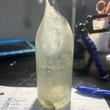Bouteille de Coca Cola West Brocton Alabama côté droit talon écriture limace arrondie