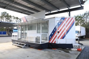BizBox 2.0 Mobile Hospitality Trailer w/ 7kW Generator for Tailgating & Events!
