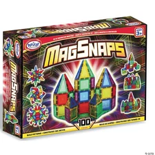 New Popular Playthings MagSnaps 100 Piece Set - Ages 3+ | 1+ players