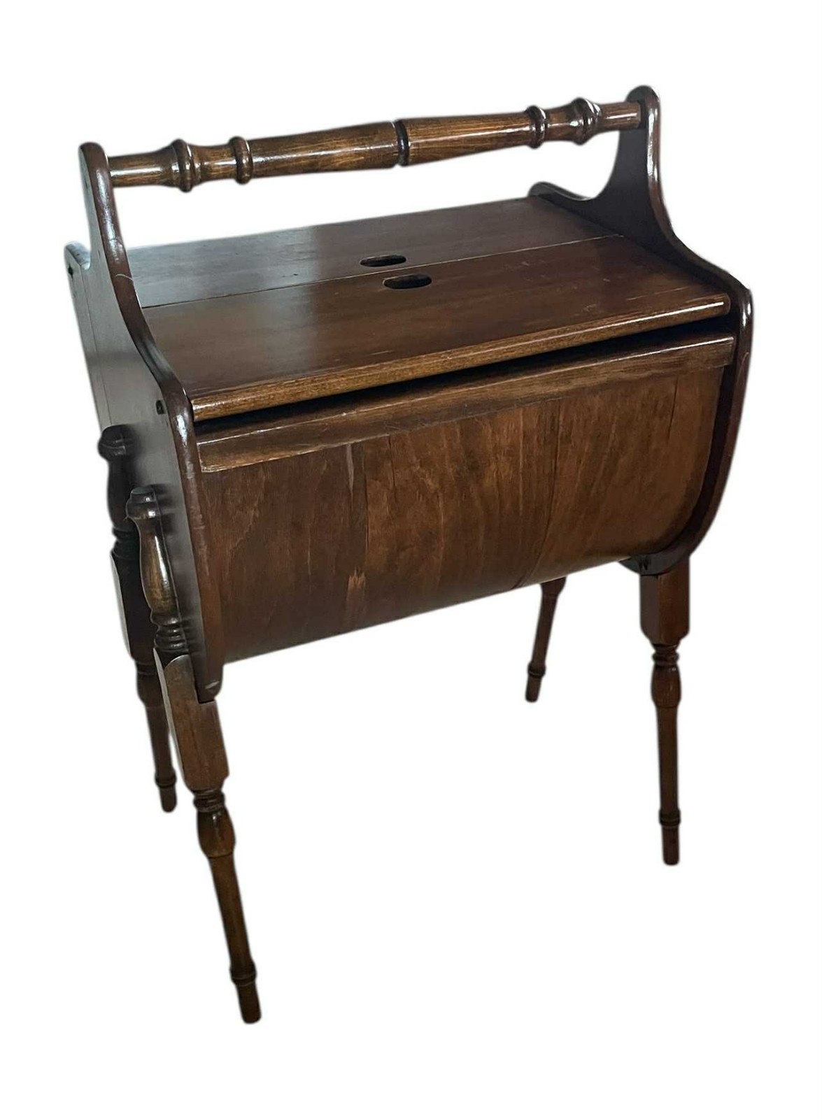 Antique Sewing Box Priscilla Sewing Stand Sewing Cabinet Knitting Box 26x16x13”